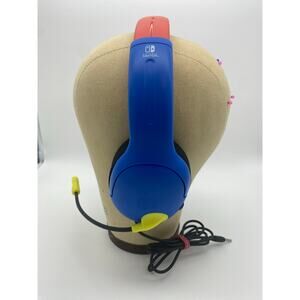 PDP Airlite wired gaming headset with mic for Nintendo Switch - Mario dash blue